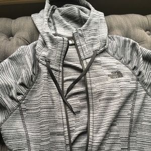 North face zip up fleece